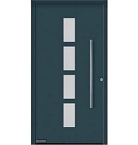 Двери входные алюминиевые  ThermoPlan Hybrid Hormann – Мотив 501 в Алуште