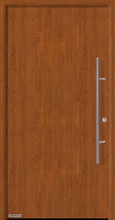 Заказать входные двери Hormann Thermo 65, Мотив 010 с декором поверхности под древесину в Алуште