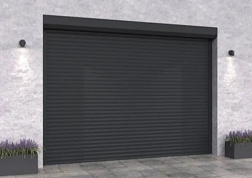 Рулонные ворота для гаража Алютех Trend с алюминиевым профилем PD/77 и высокой защитой от взлома с доставкой в Алуште 